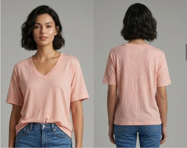 Casual T Peach