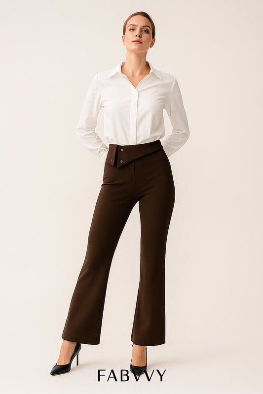 WOMENS BOTTOM WEAR FV102 BROWN / BLACK
