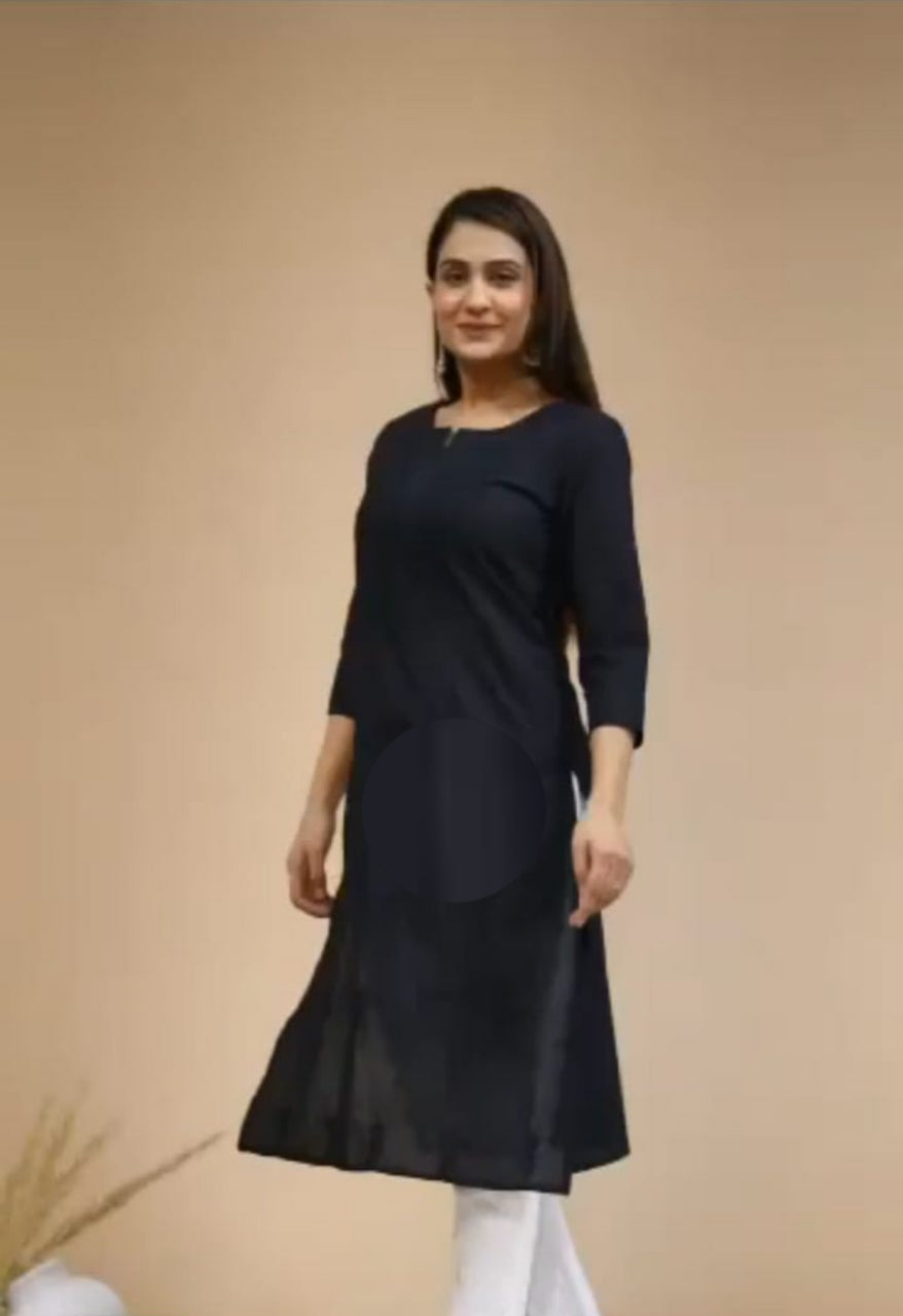 Lucknawi Long Premium Kurtis Single