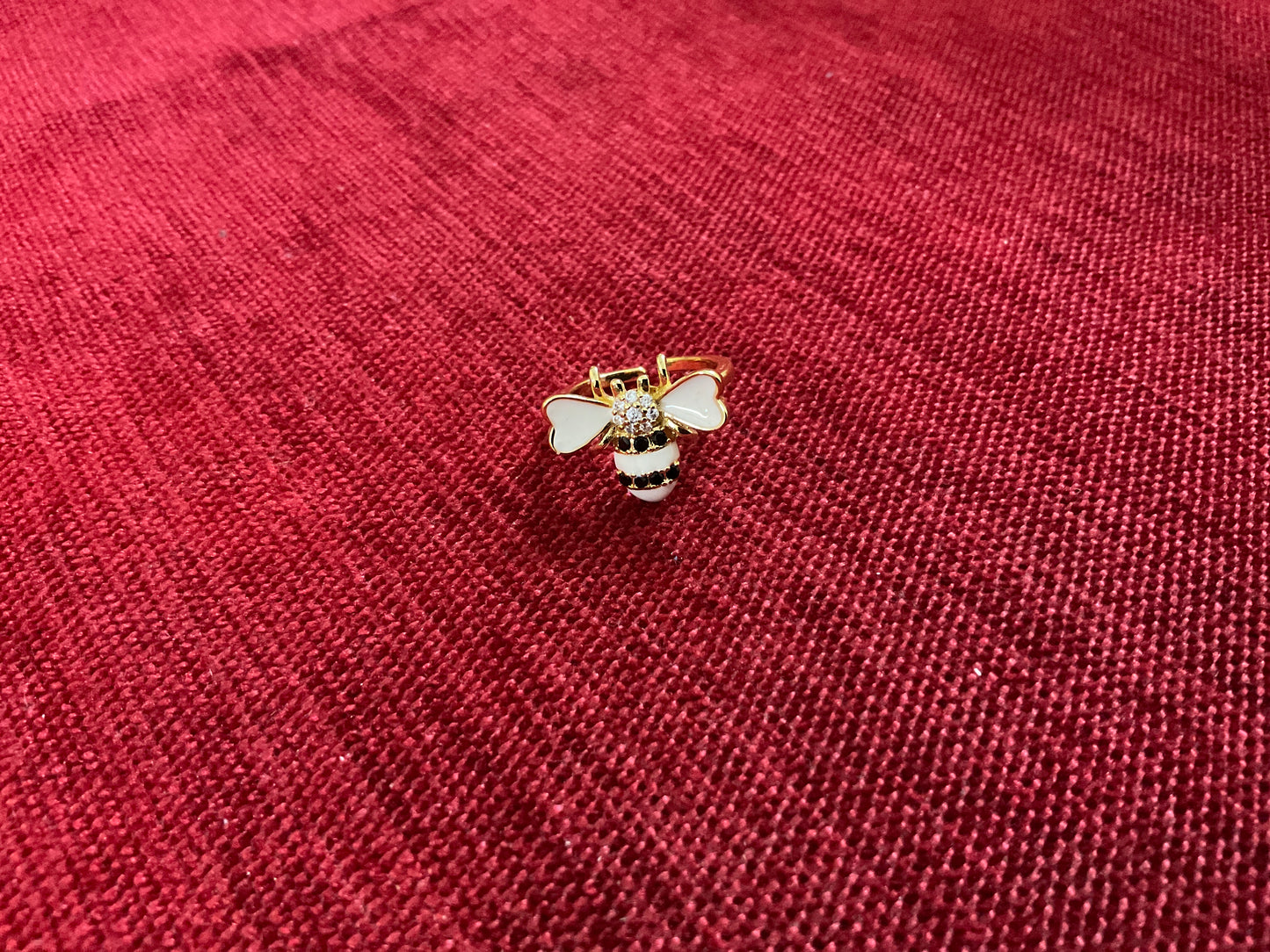 Little Honeybee Charm Ring