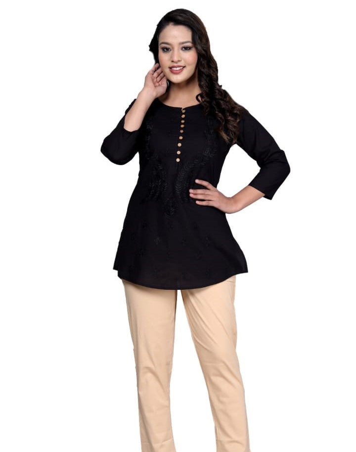 Lucknawi Short Kurtis Premium Single