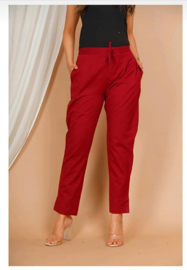 Cotton Flex pant's - Kashish Creations