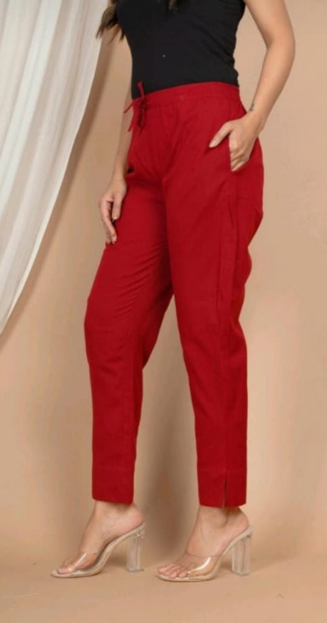 Cotton Flex pant's - Kashish Creations