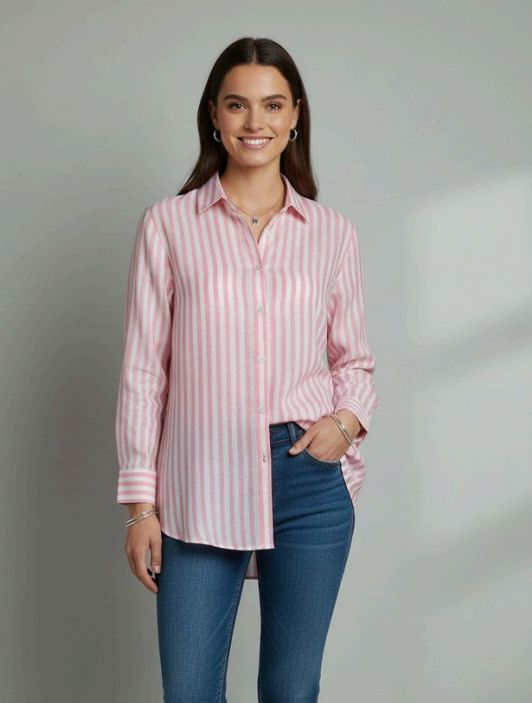 Blush Candy Stripe