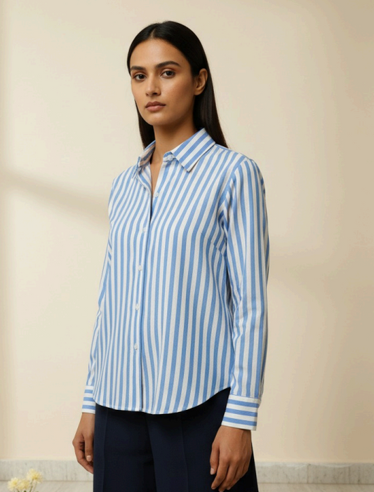 Cornflower Stripe