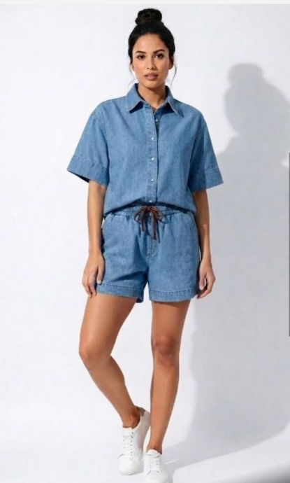 Denim Playsuit