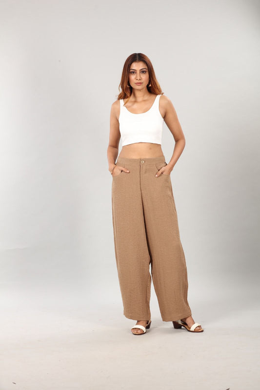 WOMENS BOTTOM WEAR FV216 BLACK / BROWN