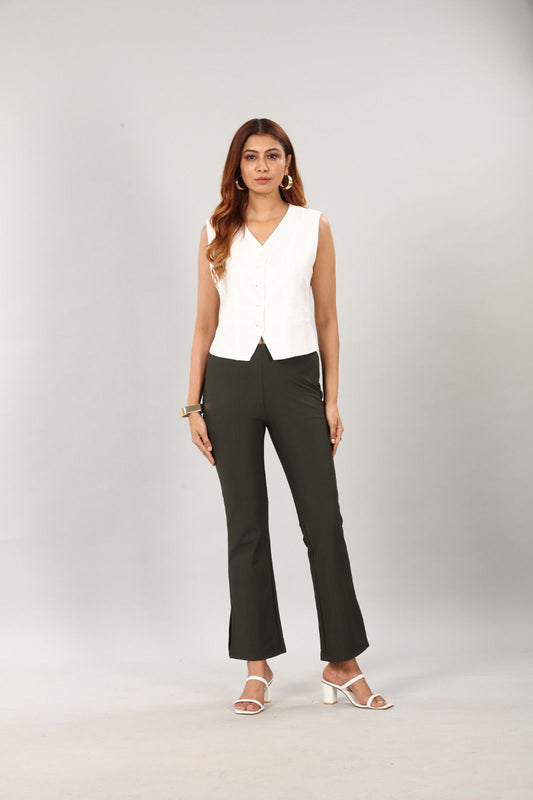 WOMENS BOTTOM WEAR FV123 BLACK / OLIVE