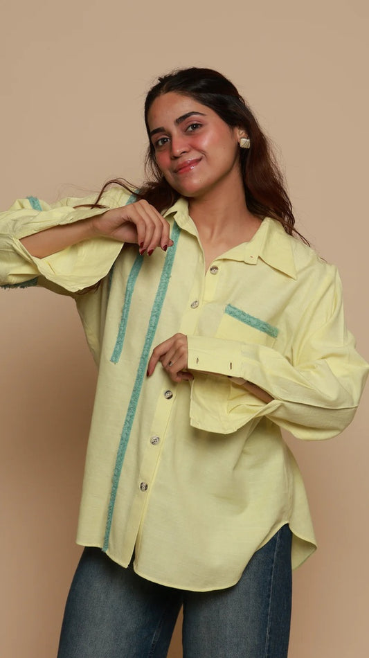 Lemon Stripe Shirt