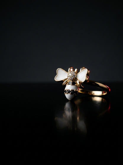 Little Honeybee Charm Ring