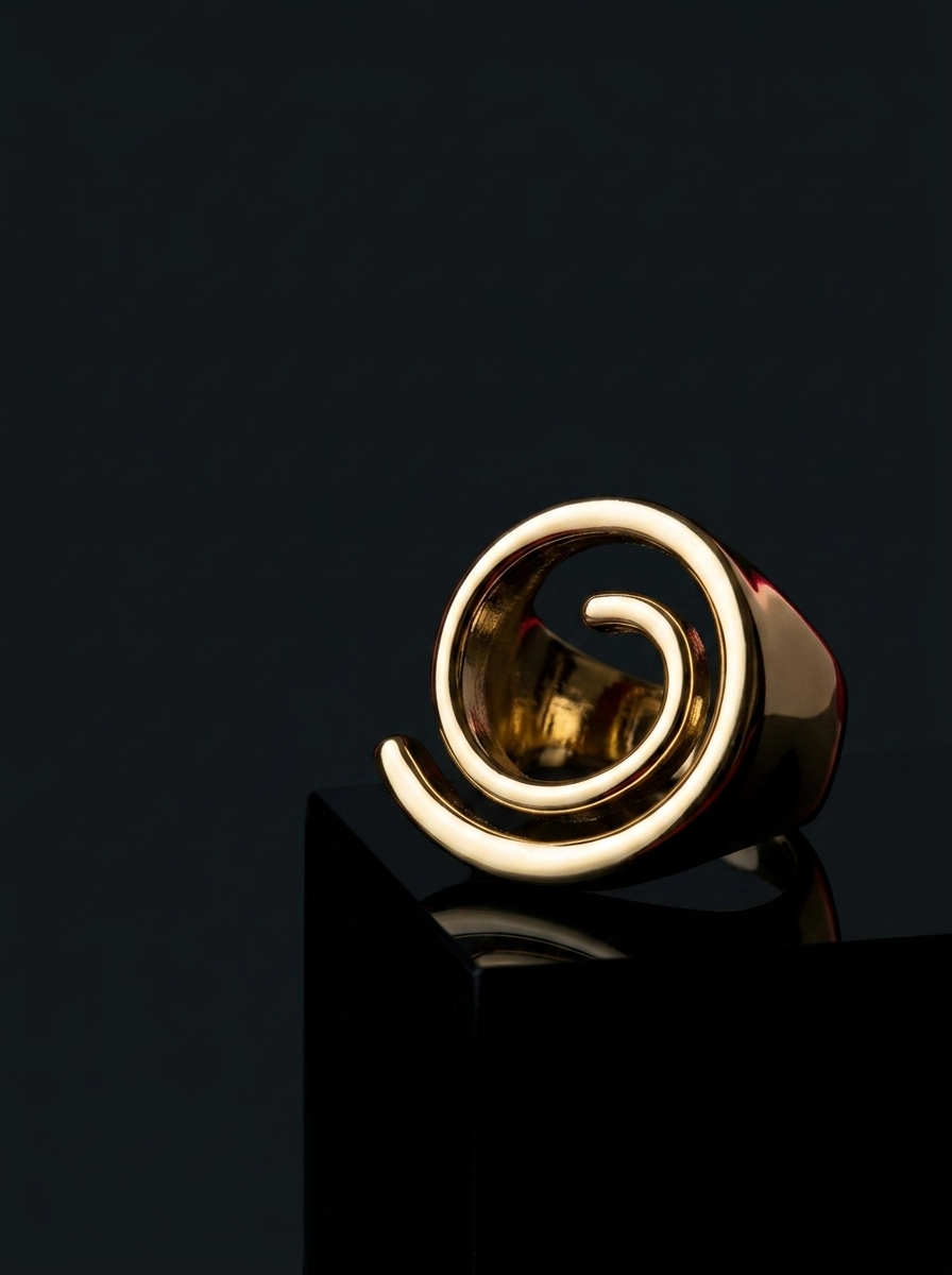 Whisper Spiral Ring