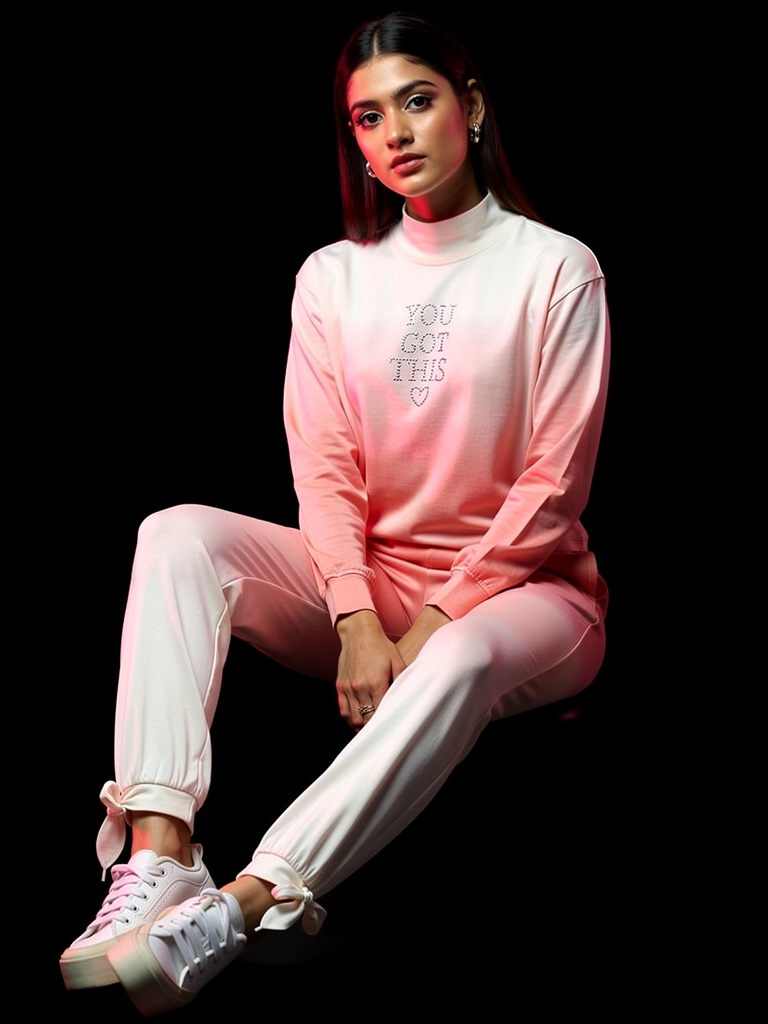 Peach Dessert - sitting