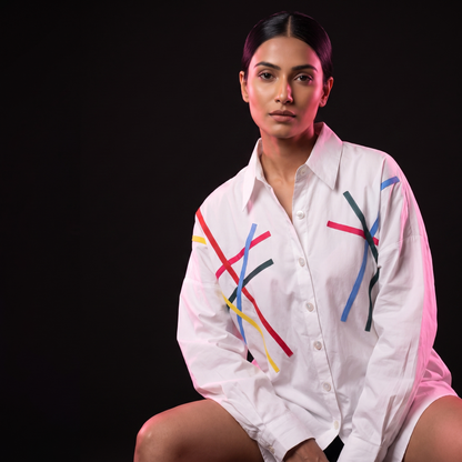 Colour Pop - AI model sitting