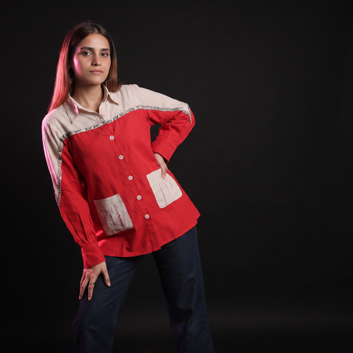 Red Alert - AI model standing