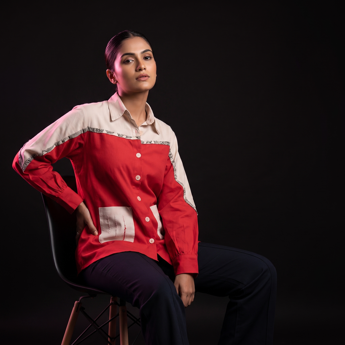 Red Alert - AI model sitting