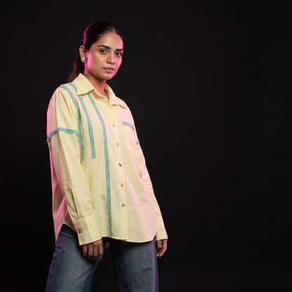 Lemon Stripe - AI model standing