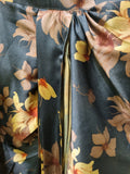 Midnight Bloom Drape Skirt