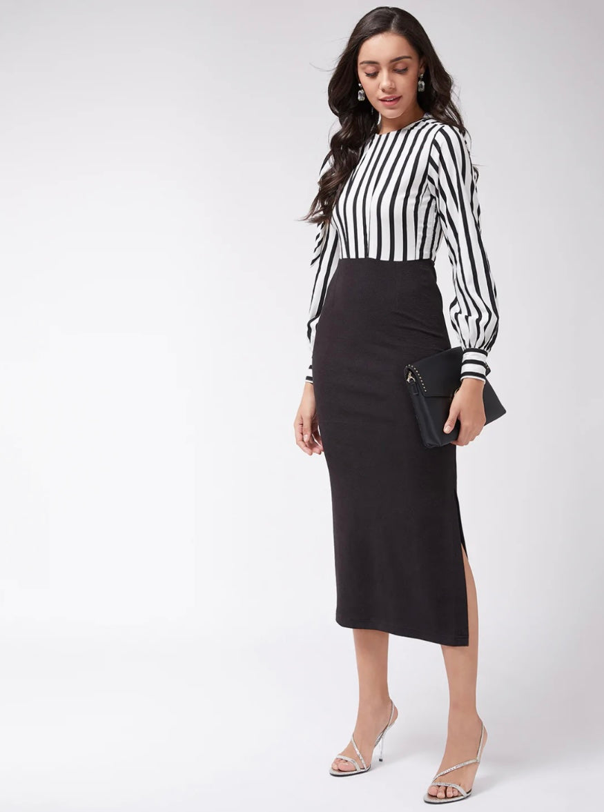 Piano keys dress