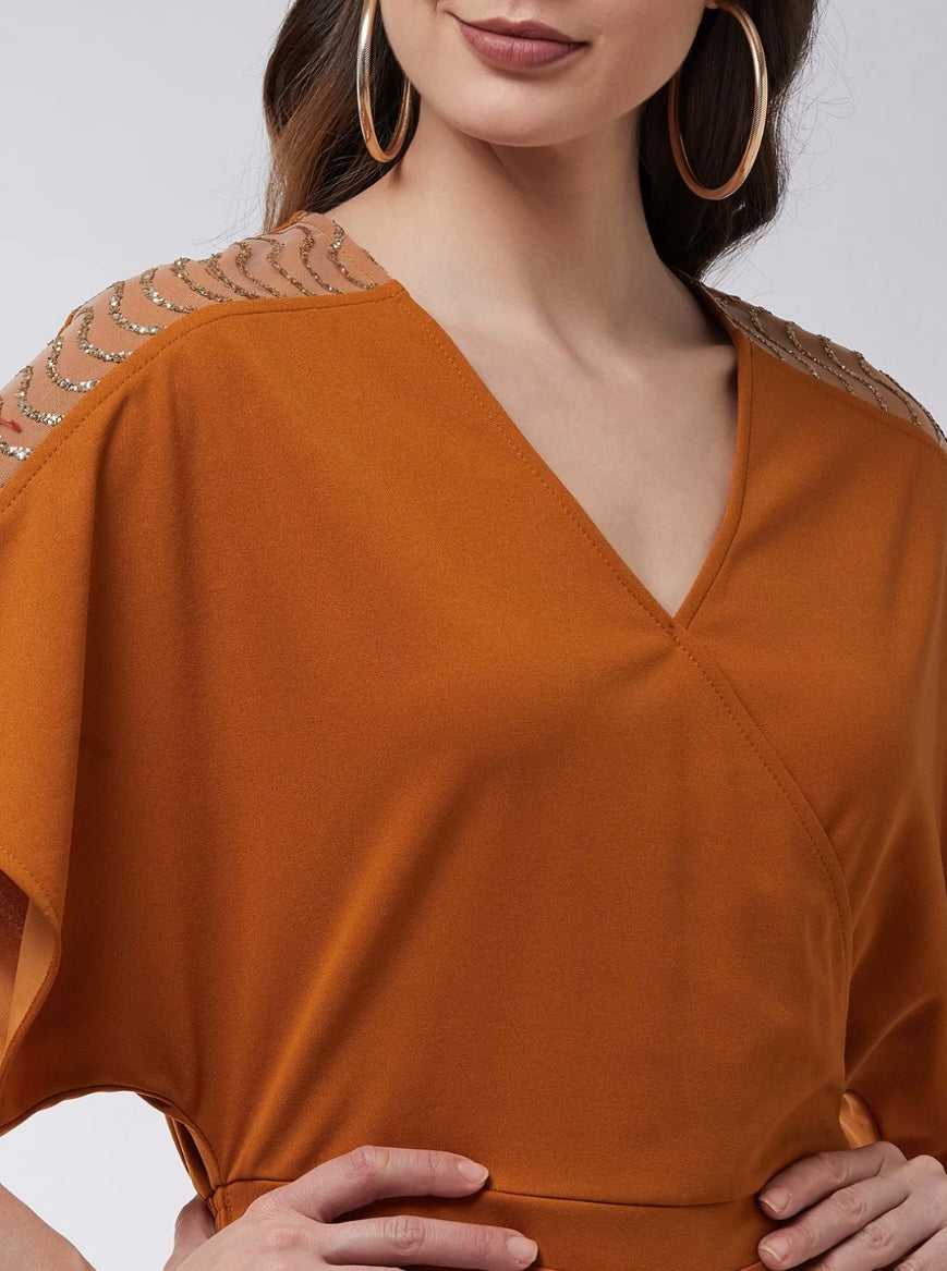 Caramel with gold touch